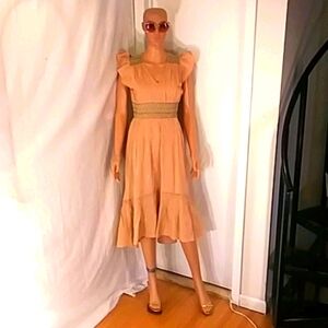NWT Tina Demel Champagne Pink Dress